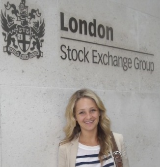 Lauren Lefcoe internship at London Stock Exchange