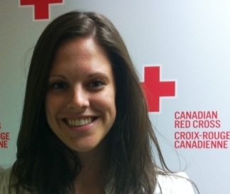 Stephanie Doucet at Canadian Red Cross