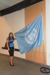 Katerina Minaeva UNCITRAL UN flag.JPG