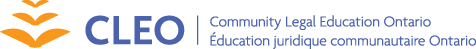 Community Legal Education Ontario (CLEO) Logo