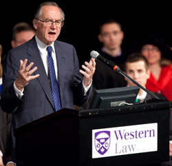 Ian Binnie, former justice of the Supreme Court of Canada