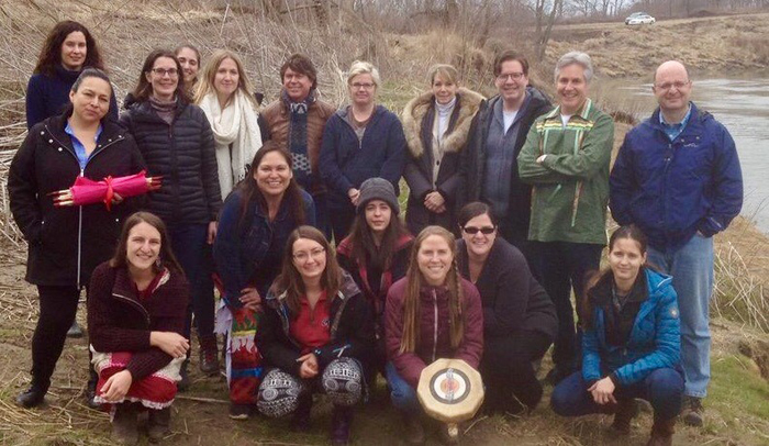 Participants at the Indigenous Law Camp