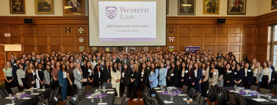 Group photo of induction ceremony participants