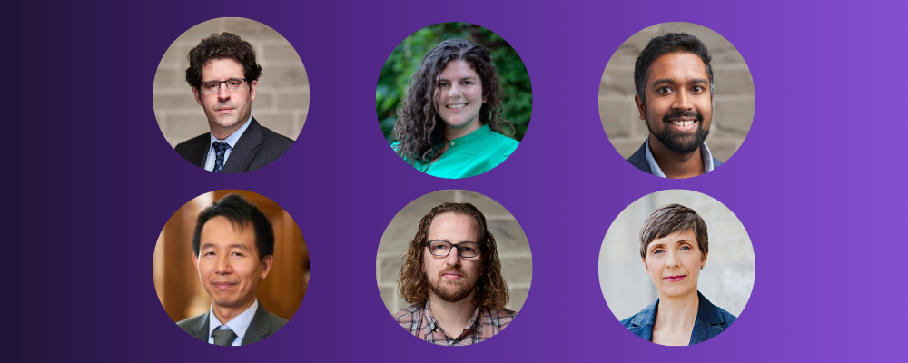 Professors Nocilla, Lambek, Oza, Yu, Shelley, and Oosterveld