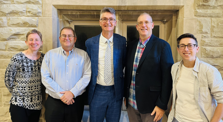 Roderick Bagshaw with members of the Tort Law Research Group