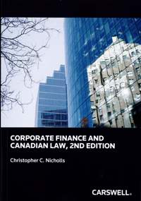Corporate Finance and Canadian Law, 2nd Edition