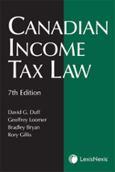 Canadian Income Tax Law, 7th ed 